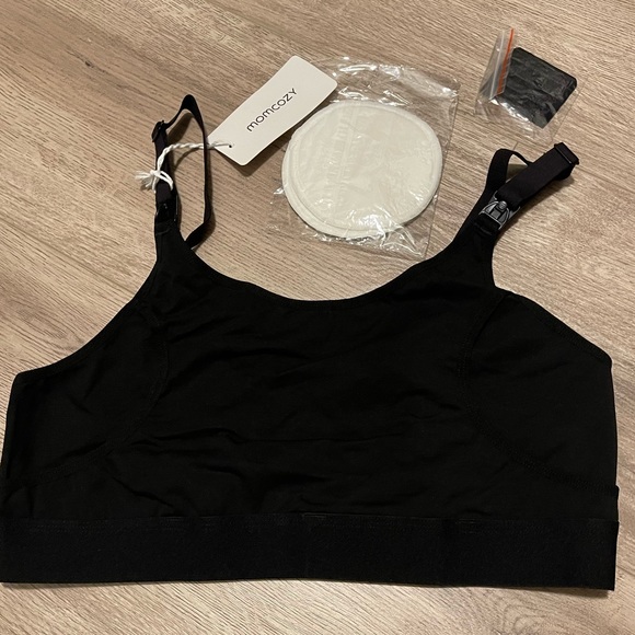 Momcozy Maternity Pumping and Breastfeeding Bra (SIZE L) Black New with Tags - Picture 6 of 12